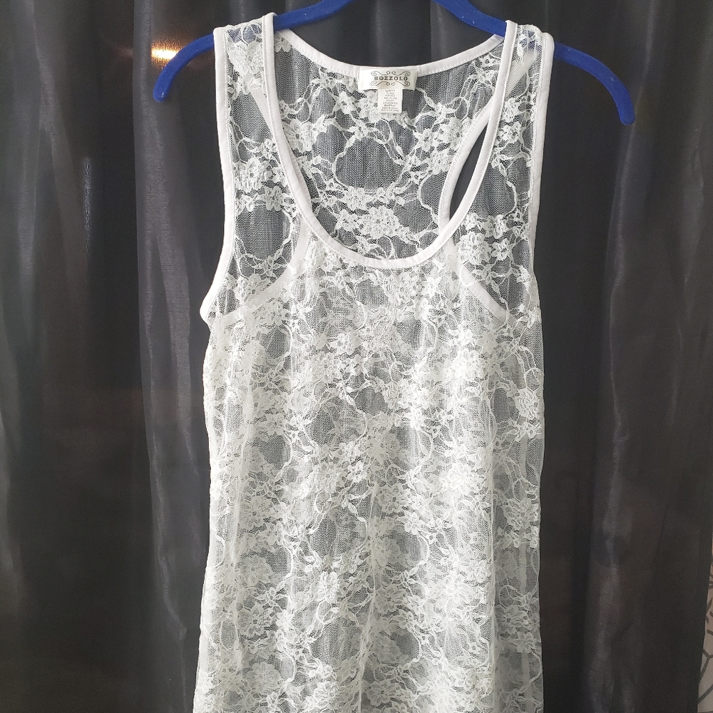 Lace tank top (New Never Worn)